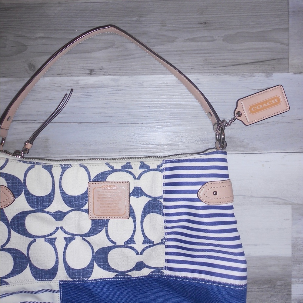 Coach Patchwork Daisy Convertible Shoulder Bag (2… - image 2